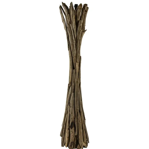Straluma Vloerlamp/lampvoet Margret hout naturel excl kap> Vloerlampen|Lampenvoeten