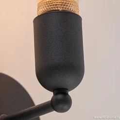 Straluma Wandlamp basic boog klein zwart></noscript> Landelijke Verlichting|Woonkamerlampen