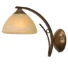 Straluma Wandlamp Bolzano smeedijzer brons> Bedlampjes|Woonkamerlampen