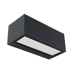 Straluma Wandlamp breed up+down antraciet IP54> Wandlampen|Buitenlampen