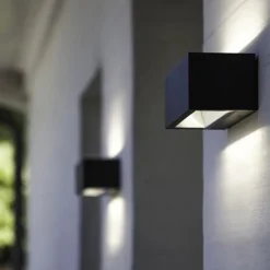 Straluma Wandlamp breed up+down antraciet IP54></noscript> Wandlampen|Buitenlampen