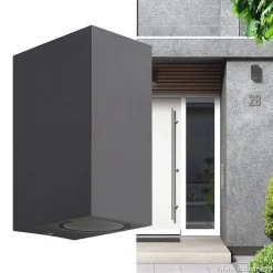 Straluma Wandlamp buiten antraciet up+down IP54></noscript> Keukenverlichting|Badkamerverlichting