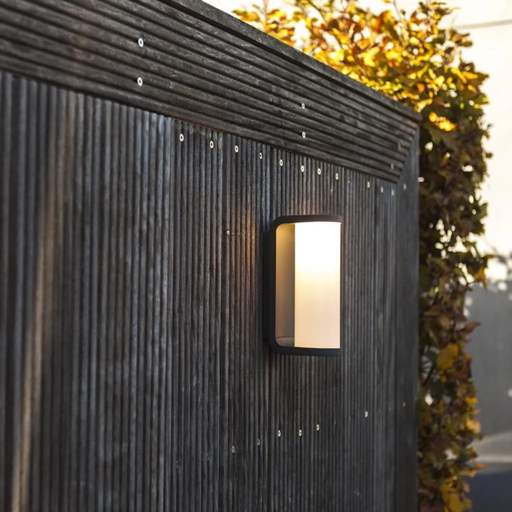 Straluma Wandlamp cilinder buiten grijs IP44 inclusief LED> Wandlampen|Buitenlampen