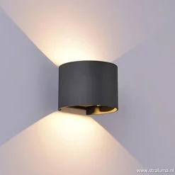 Straluma Wandlamp Davos verstelbaar antraciet IP54> Wandlampen|Buitenlampen