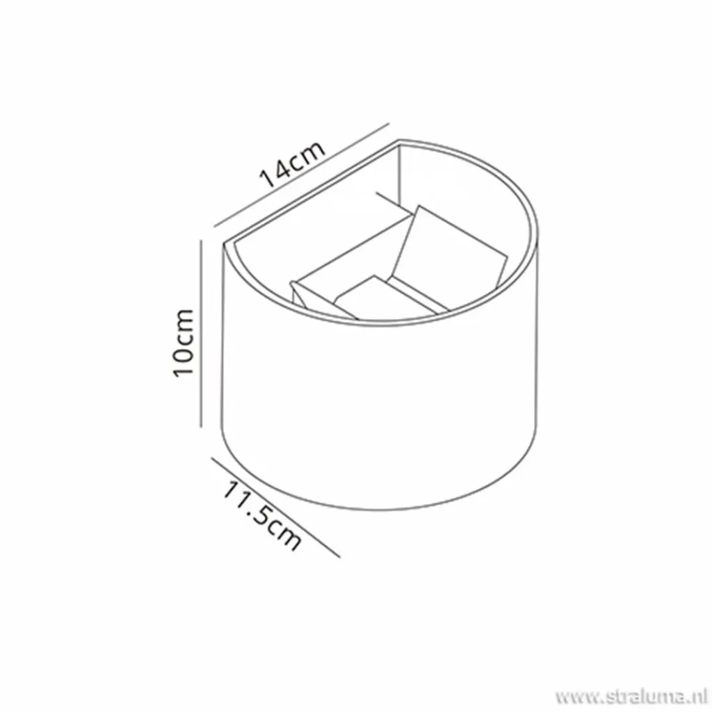 Straluma Wandlamp Davos verstelbaar antraciet IP54> Wandlampen|Buitenlampen