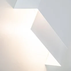 Straluma Wandlamp double square wit metaal></noscript> Eetkamerverlichting|Wandlampen