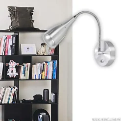 Straluma Wandlamp Elite aluminium strak modern></noscript> Bedlampjes|Kinderlampen