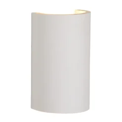 Straluma Wandlamp gips halve koker G9> Woonkamerlampen|Slaapkamerlampen
