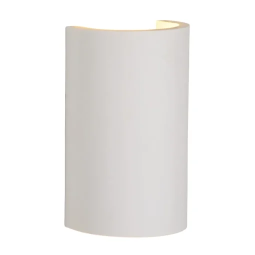 Straluma Wandlamp gips halve koker G9> Woonkamerlampen|Slaapkamerlampen