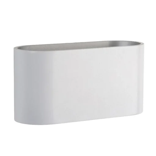 Straluma Wandlamp klein ovaal wit> Woonkamerlampen|Slaapkamerlampen