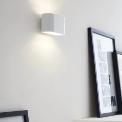 Straluma Wandlamp klein ovaal wit></noscript> Woonkamerlampen|Slaapkamerlampen
