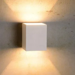 Straluma Wandlamp kubus wit G9></noscript> Woonkamerlampen|Slaapkamerlampen