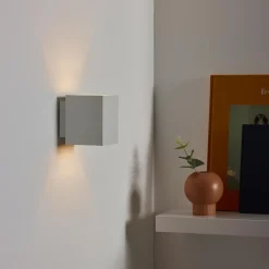 Straluma Wandlamp kubus wit G9></noscript> Woonkamerlampen|Slaapkamerlampen