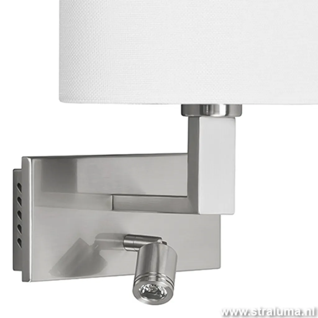 Straluma Wandlamp New Oval met leeslamp led> Wandlampen|Bedlampjes