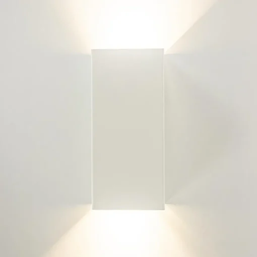 Straluma Wandlamp rechthoek wit up+down GU10> Wandlampen|Design Verlichting