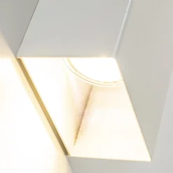 Straluma Wandlamp rechthoek wit up+down GU10></noscript> Wandlampen|Design Verlichting
