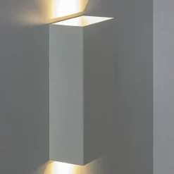 Straluma Wandlamp rechthoek wit up+down GU10></noscript> Wandlampen|Design Verlichting
