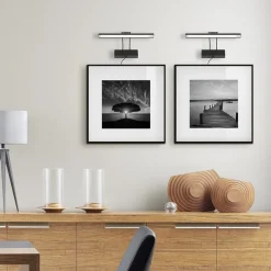 Straluma Wandlamp schilderij zwart inclusief dimbaar LED></noscript> Wandlampen|Kantoorverlichting