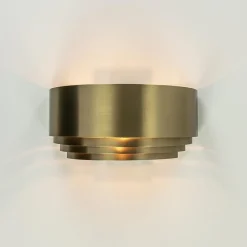 Straluma Wandlamp Sofia brass 30cm></noscript> Woonkamerlampen|Slaapkamerlampen