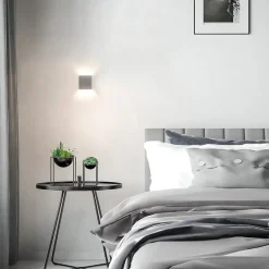 Straluma Wandlamp Stretto kubus alu></noscript> Wandlampen|Halverlichting
