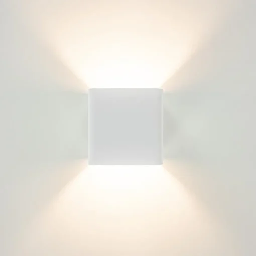 Straluma Wandlamp Stretto kubus wit> Wandlampen|Halverlichting