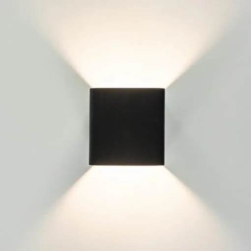 Straluma Wandlamp Stretto kubus zwart> Wandlampen|Woonkamerlampen