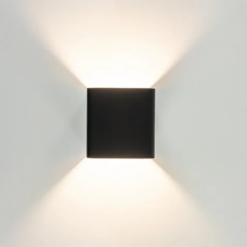Straluma Wandlamp Stretto kubus zwart/goud> Wandlampen|Halverlichting