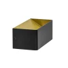 Straluma Wandlamp Stretto zwart/goud 20cm> Wandlampen|Halverlichting