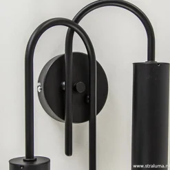 Straluma Wandlamp toog dubbel zwart></noscript> Woonkamerlampen|Slaapkamerlampen