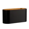 Straluma Wandlamp Xera ovaal zwart/goud> Woonkamerlampen|Slaapkamerlampen
