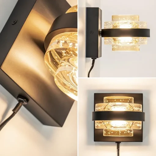 Straluma Wandlamp zwart/amber> Wandlampen|LED Wandlampen
