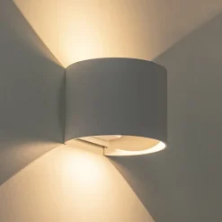 Straluma Witte LED Buitenlamp IP54 afgerond wit></noscript> Wandlampen|Buitenlampen