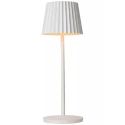 Straluma Witte tafellamp oplaadbaar inclusief dimbaar LED IP54> Tafellampen|Buitenlampen