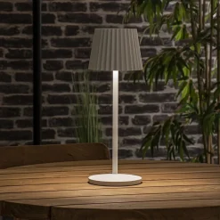 Straluma Witte tafellamp oplaadbaar inclusief dimbaar LED IP54></noscript> Tafellampen|Buitenlampen