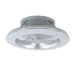 Straluma Zilveren ventilator inclusief LED klein> Plafondlampen|Plafondventilatoren met lamp