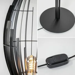 Straluma Zwart metalen design vloerlamp Omegna dimbaar></noscript> Vloerlampen|Design Verlichting