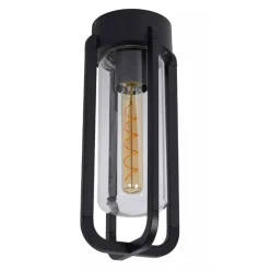 Straluma Zwarte buitenlamp plafond IP44> Plafondlampen|Buitenlampen