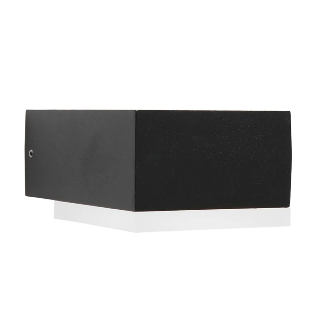 Straluma Zwarte buitenlamp wand inclusief LED> Wandlampen|Buitenlampen