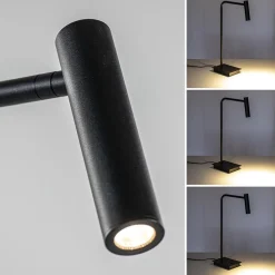 Straluma Zwarte bureaulamp met dimbaar LED verstelbaar></noscript> Tafellampen|Bureaulampen