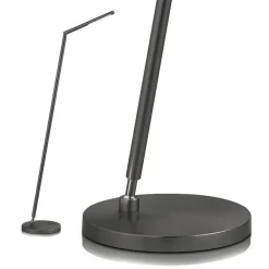 Straluma Zwarte leeslamp vloerlamp LED></noscript> Vloerlampen|Leeslampen