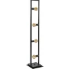 Straluma Zwarte metalen vloerlamp open frame> Woonkamerlampen|Slaapkamerlampen