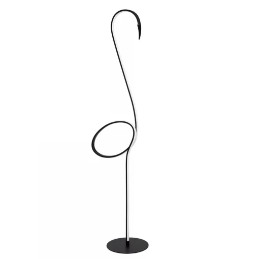 Straluma Zwarte vloerlamp flamingo met LED RGB multicolor> Vloerlampen|Tienerkamerlampen