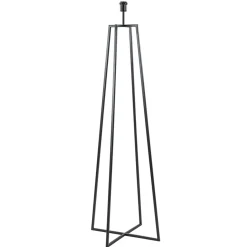 Straluma Zwarte vloerlamp modern frame excl. kap> Lampenvoeten|Schemerlampen