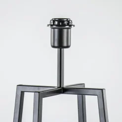 Straluma Zwarte vloerlamp modern frame excl. kap></noscript> Lampenvoeten|Schemerlampen