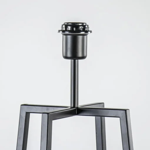 Straluma Zwarte vloerlamp modern frame excl. kap> Lampenvoeten|Schemerlampen