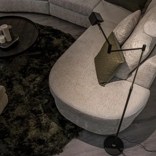 Straluma Zwarte vloerlamp-leeslamp LED dimbaar> Vloerlampen|Leeslampen