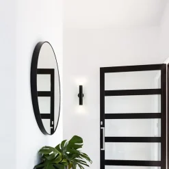 Straluma Zwarte wandlamp up+down cilinder GU10></noscript> Wandlampen|Scandinavische Verlichting